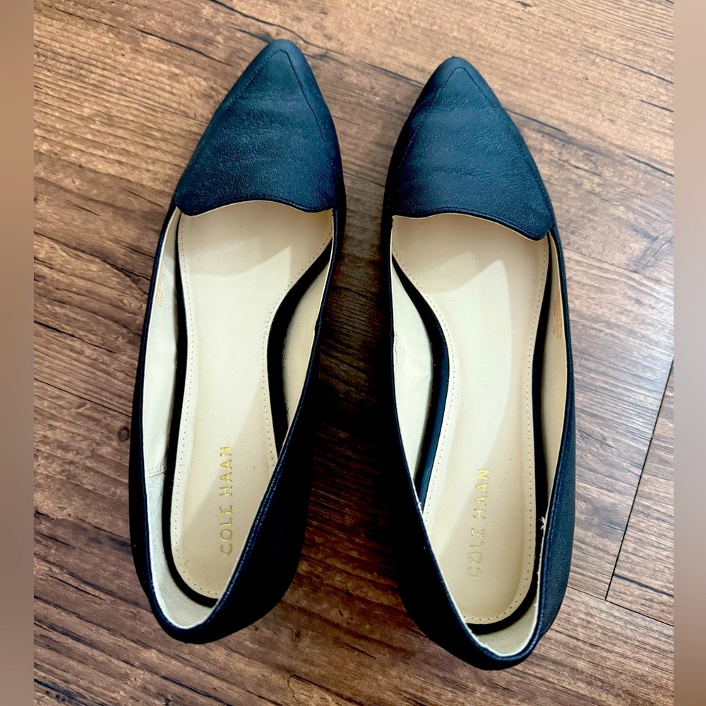 Dellora Skimmer Cole Haan, gently used: some wear on soles and scuffs at toe